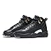 Jordan Kid's Air 12 Retro BG, BLACK/WHITE-BLACK-MTLLC GOLD