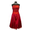 JuJu & Christine Kurzes Satin Abendkleid Cocktailkleid 2026 Damen Vers. Farben Gr. 34 -42