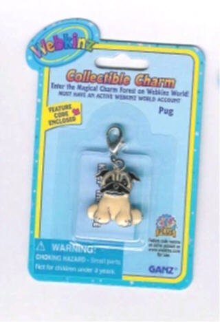 Webkinz Pug Charm