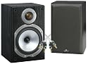 Monitor Audio BR1 packaged (Black finish) with 10 Metres QED Micro Speaker Cable