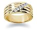 0.24 ctw. Men's Round Diamond Wedding Band in 14K Yellow Gold
