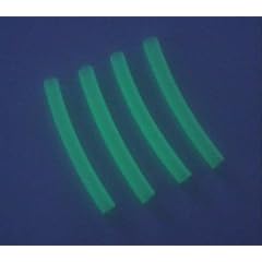 Leuchtender' Schrumpfschlauch 6,4mm phosphorisierend'