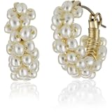 Viv&Ingrid Spiral 14k Gold Fill .75 White Pearl