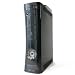 Xbox 360 CLEAR GHOST CASE - SMOKE CASE/HDMI/BLUE LIGHTS