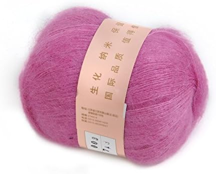 Smooth Soft Knitting Yarn Natural Angola Mohair Cashmere Wool Skein 50g Muti colors