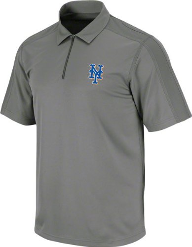 New York Mets Atlas Granite 1/4 Zip Synthetic Polo