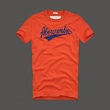 アバクロ ABERCROMBIE&FITCH 並行輸入品 メンズ 半袖 Ｔシャツ 【Fish Hawk Cliff】オレンジ