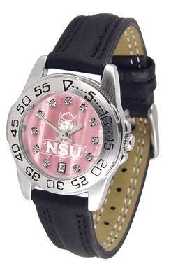 Buy Northwestern State Demons Suntime Sport Leather MOP Ladies NCAA Watch by Citizen