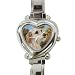 Limited Edition Violano Italian Charm Heart Watch Dachshund Wirehaired