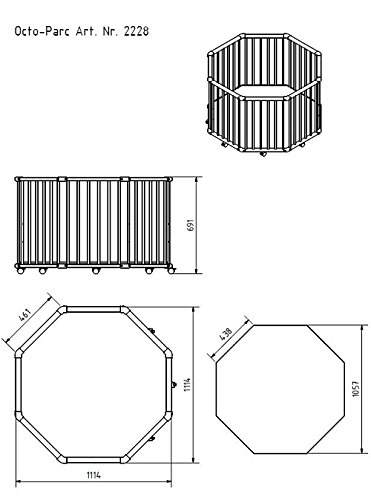 Imagen 2 de Geuther 2228 NA 010 - Parque para bebé