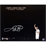 Larry Bird Boston Celtics Retirement Wave Spotlight 16x20 Autographed Photograph