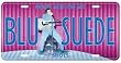 Elvis License Plate - Blue Suede Shoes