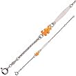Sterling Silver Looney Tunes Wile E. Coyote Bracelet