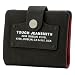 tough タフ 【NAMEPLATE/ネームプレート】 2つ折財布 55062: 正面に貼り付けられた重厚なレザーネームプレートが雰囲気十分な【NAMEPLATE/ネームプレート】シリーズ。レザーネームプレート以外はシンプルな作りの中で、黒と赤のコントラストがクールな印象を与えます。素材に使...