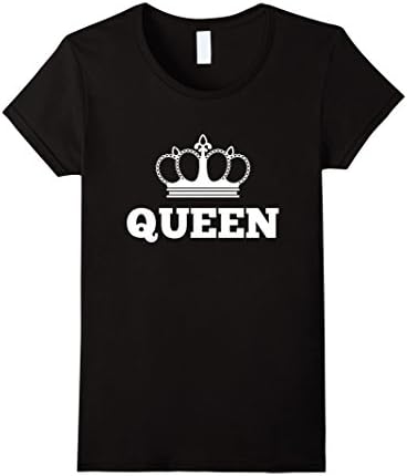 Women's I am Queen Chess Tshirt Small Black