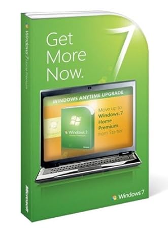 Microsoft Windows 7 Anytime Upgrade [Starter to Premium]