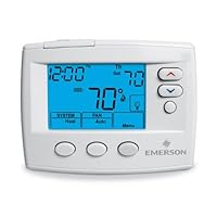 White-Rodgers 1F80-0471 Digital 5/1/1 and 5/2 Day Programmable Thermostat with Auto Changeover and Energ,