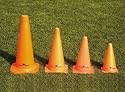 PRECISION TRAINING 9" Traffic Cones (Set of 4)