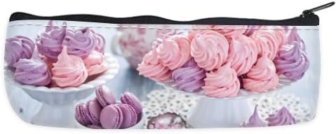 New Styles Delicious Macaron Two Side Nylon Oxford Pencil Case Bag