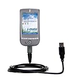 Classic Straight USB Cable for the i-Mate PDA-N PPC with Power Hot Sync and Charge capabilities - Gomadic Brand w/ TipExchange Technology