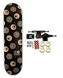 FOUNDATION Skateboard Complete S&M DOTS BLACK 7.5