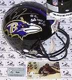 Ray Lewis Autographed Baltimore Ravens SB XXXV MVP Authentic Full Size Football Helmet