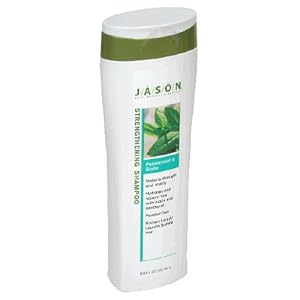 Jason Natural Cosmetics Strengthening Shampoo, Peppermint & Biotin, 8.5 fl oz 250 ml e (Pack of 3)