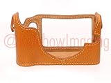 RainbowImaging Genuine Leather Half Case for Panasonic GF2 GF-2 Brown
