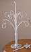 12 Arm Ornament Tree – Painted Silver Finish – Changeable Top