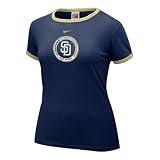 San Diego Padres Women's MLB Baseball Ringer T-shirt by Nike