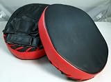 Training Boxing Exercise Focus Pads a Pair Red [CG1008R]