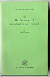 The surnames of Leicestershire and Rutland