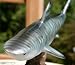 Taxidermy 12" Fiberglass Tiger Shark Sculpture Statue