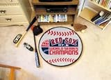 2007 World Series Champions Baseball Shaped Rug