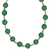 1928 Brass tone Emerald Crystal Chanel 15 Inch with Extension Necklace Reviews 41qcXfNZj6L. SL160 1928 Brass tone Emerald Crystal Chanel 15 Inch with Extension Necklace Reviews