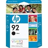 41qcXfj7cmL. SL160  HP 92 Black Inkjet Print Cartridge (C9362WN)