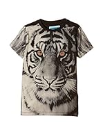 Desigual Kids Camiseta Manga Corta (Gris / Negro)