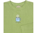 LIFE IS GOOD HOT MUG L/S CRUSHER TEE - WOMENS