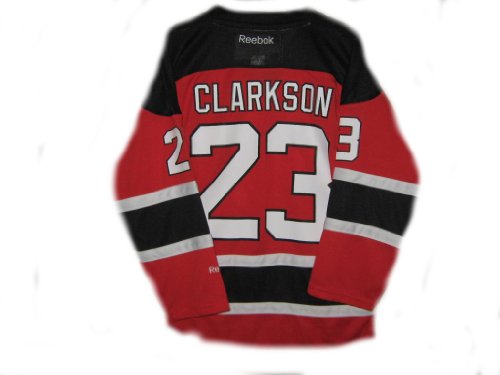 David Clarkson New Jersey Devils Black Red Replica NHL Youth Jersey