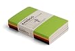 Writersblok Bamboo Small Notebook, Plain, Pack of 4, 3.25 x 5-Inches (WBB704)