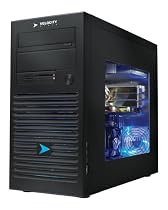 Velocity Micro Edge Mx115 Desktop PC (2.4 GHz Intel Core 2 Quad Q6600 Processor, 4 GB RAM, 500 GB Hard Drive, NVidia 9800GT Graphics, Vista Premium) Black