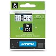 DYMO Labeling Tape, D1, Split Back , adhesive, Easy Peel, ½