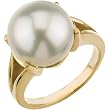 18K Yellow Gold Paspaley South Sea Cultured Fine Near Round Pearl Ring - 12.00mm