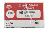 Hillman #80209 100PK 10x1-1/4 Screw