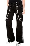 Tripp Black And Grey Stud Chain Pants