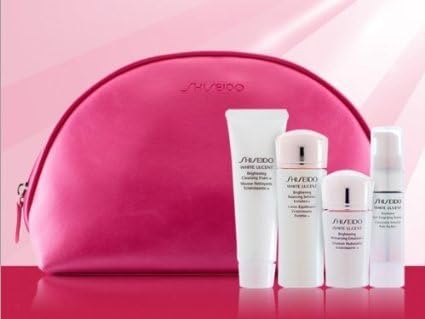 Shiseido White Lucent Lite Cream Skincare Gift Set In A Red Bag