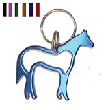Quarter Horse Key Chain, Gold