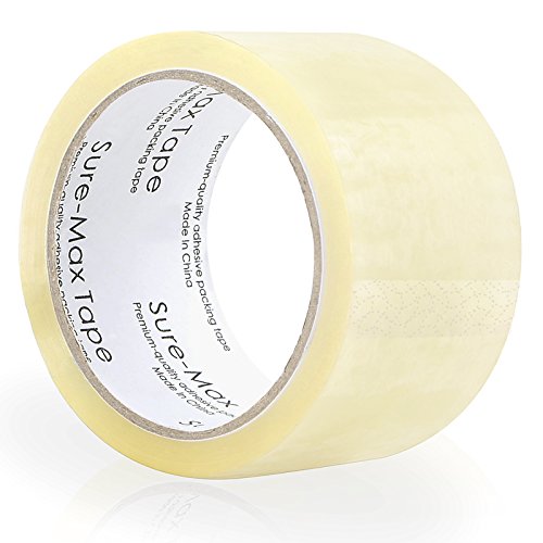 thumbnail image 2 of Sure-Max Premium Packing Tape 2.0 Mil 165 Feet - 6 Rolls Clear Shipping Tape 2 of 11