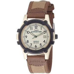 Timex Men's T43101 Expedition Aluminum Trail Analog White Dial Watch