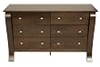 Kidz Decoeur Augusta 6 Drawer Double Dresser, Chocolate